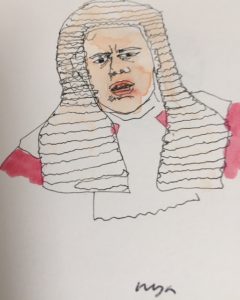 Phil Parry as judge